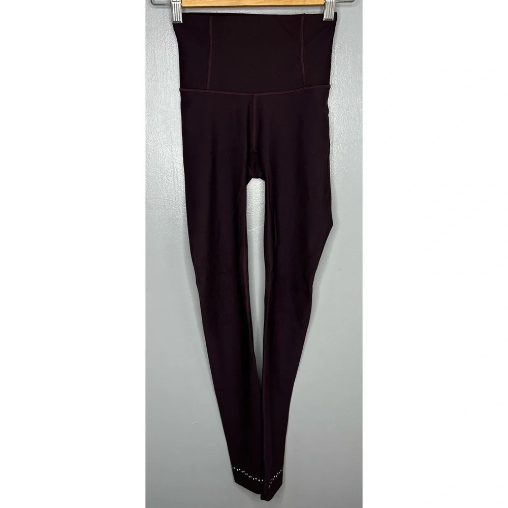 LULULEMON Plum Shadow Zoned In Tight Leggings